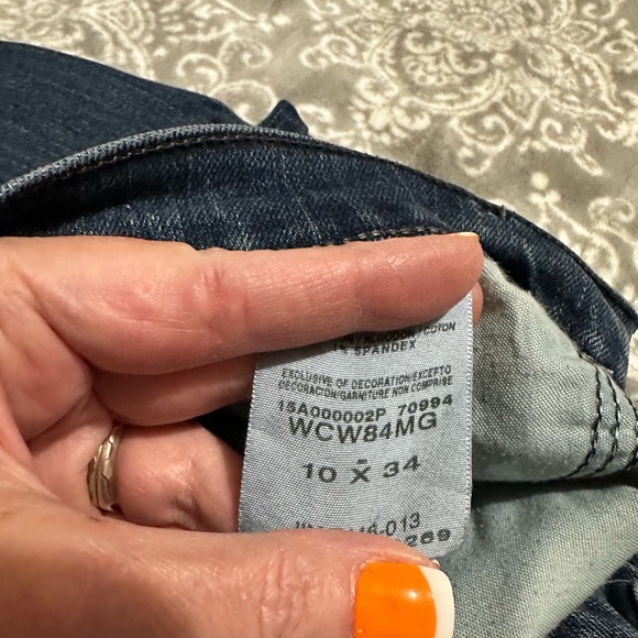 Women’s Wrangler BootCut Jeans Size 10 34 Inch Inseam - Picture 6 of 7